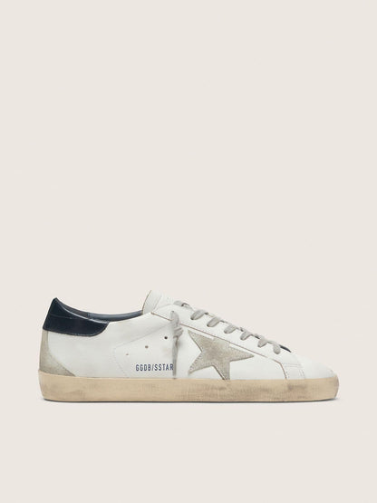 suede star and blue heel tab