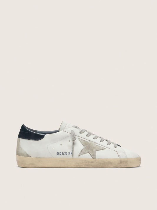 suede star and blue heel tab