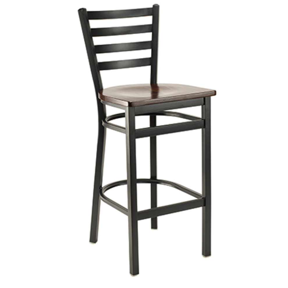 Dante 613 Black Commercial Bar Stool