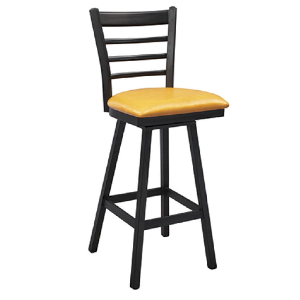 Dante 671 Black Commercial Bar Stool