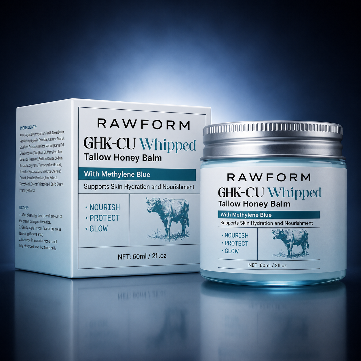 GHK-CU Beef Tallow Honey Repair Cream